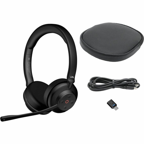 Cyber Acoustics Professional Wireless Headset With AI Noise Cancelation - Stereo - Wireless - Bluetooth - Over-the-head - Binaural - (HS-1500BT II-C)