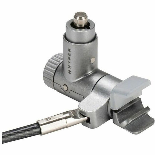 Hyper HyperShield MacBook Pro Master-Keyed Cable Lock (25-Pack) - 6.5 ft (1.98 m) Cable - Serialized - Master Keyed Lock - Silver - - (Fleet Network)