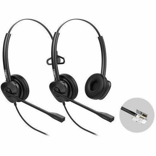 Fanvil HT301 QD to RJ9 Headset - Mono - Quick Disconnect, RJ-9 - Wired - 32 Ohm - 20 Hz to 20 kHz - Over-the-head - Monaural - - 5.9 - (HT301)