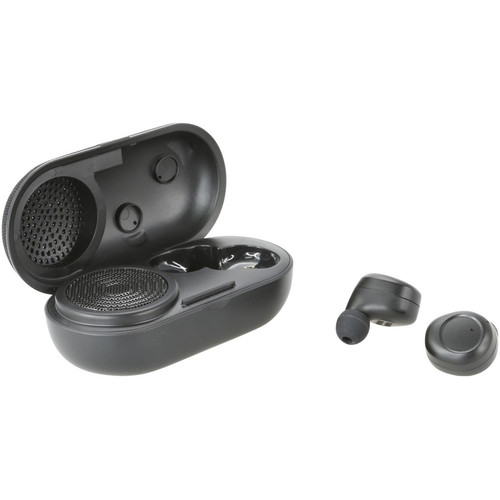 iLive Truly Wire-Free Earbuds with Charging Case and Speaker (IAEBTS410B) - Stereo - True Wireless - Bluetooth - 16 Ohm - 20 Hz to 20 (Fleet Network)