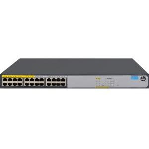 HPE 1420-24G-PoE+ (124W) Switch - 24 Ports - Gigabit Ethernet - 10/100/1000Base-T - Refurbished - 2 Layer Supported - Twisted Pair - - (Fleet Network)
