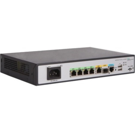 HPE MSR954 1GbE SFP 2GbE-WAN 4GbE-LAN CWv7 Router - 5 Ports - Management Port - 1 - Gigabit Ethernet - Desktop (Fleet Network)