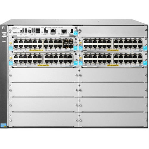 HPE 5412R 92GT PoE+/4SFP+ (No PSU) v3 zl2 Switch - 92 Ports - Manageable - Gigabit Ethernet, 10 Gigabit Ethernet - 10/100Base-TX, - - (Fleet Network)