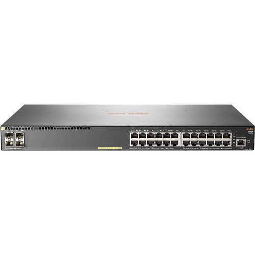 HPE Aruba 2930F 24G PoE+ 4SFP+ Switch - 24 Ports - Manageable - 10 Gigabit Ethernet, Gigabit Ethernet - 10/100/1000Base-T, 10GBase-X - (JL255A)
