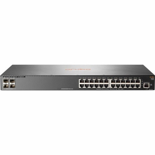HPE ARUBA 2930F 24G 4SFP SWITCH (JL259A) - 24 Ports - Manageable - Gigabit Ethernet - 10/100/1000Base-T, 1000Base-X - 3 Layer - - 4 - (Fleet Network)