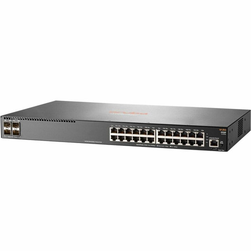 HPE ARUBA 2930F 24G 4SFP SWITCH (JL259A) - 24 Ports - Manageable - Gigabit Ethernet - 10/100/1000Base-T, 1000Base-X - 3 Layer - - 4 - (JL259AR)