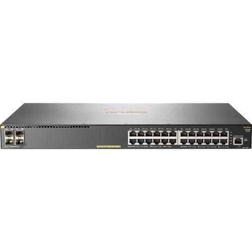 HPE JL261A Aruba 2930F 24G PoE+ 4SFP Switch - 24 Port Gigabit Managed Layer 3 - Rack-Mountable 1U