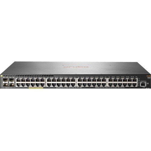 HPE Aruba 2930F 48G PoE+ 4SFP+ TAA-compliant Switch - 48 Ports - Manageable - Gigabit Ethernet, 10 Gigabit Ethernet - 10GBase-X - 3 - (Fleet Network)