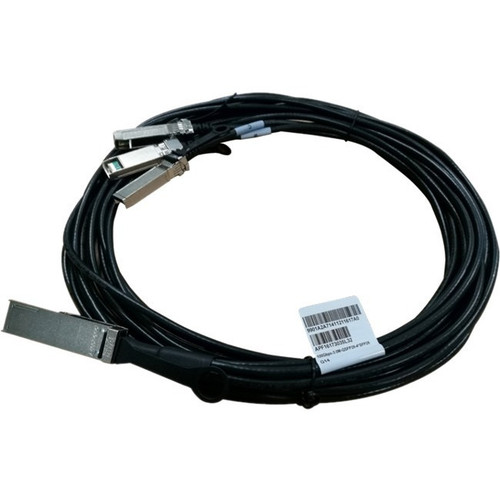 HPE X240 QSFP28 4xSFP28 1m Direct Attach Copper Cable - 3.3 ft (1 m) QSFP28/SFP28 Network Cable for Network Device - First End: 1 x - (Fleet Network)