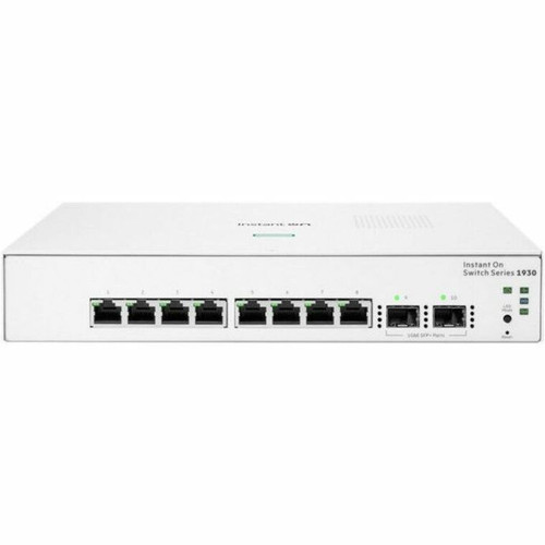 Aruba Networking Instant On Switch 8p Gigabit 2p SFP 1930 - 8 Ports - Manageable - Gigabit Ethernet - 10/100/1000Base-T, 1000Base-X - (JL680A#ACD)