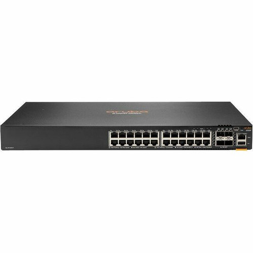 Aruba CX 6200F 24G 4SFP+ Switch - 24 Ports - Manageable - Gigabit Ethernet, 10 Gigabit Ethernet - 10/100/1000Base-T, 10GBase-X - 3 - - (Fleet Network)