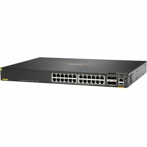 Aruba JL724B CX 6200F 24G 4SFP+ Switch - 24 Port Gigabit Ethernet - 4 x 10Gb SFP+ Uplinks - Layer 3 Managed - Rack-Mountable
