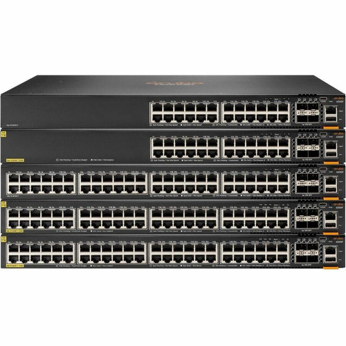 Aruba JL724B CX 6200F 24G 4SFP+ Switch - 24 Port Gigabit Ethernet - 4 x 10Gb SFP+ Uplinks - Layer 3 Managed - Rack-Mountable