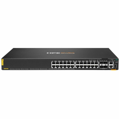 Aruba CX 6200F 24G Class 4 PoE 4SFP+ 370W Switch - 24 Ports - Manageable - Gigabit Ethernet, 10 Gigabit Ethernet - 10/100/1000Base-T, (Fleet Network)