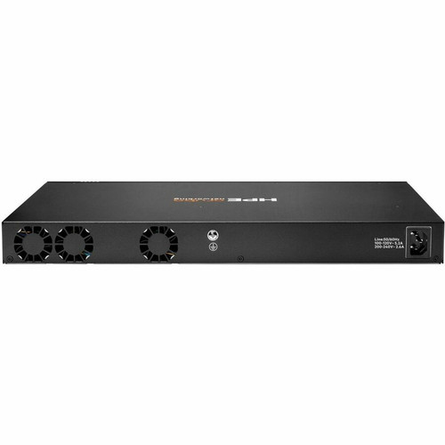Aruba JL725B#AKJ CX 6200F 24-Port Gigabit PoE+ Switch - 4 SFP+ Uplinks - 370W PoE Budget - Layer 3 Managed - 1U Rack-Mountable