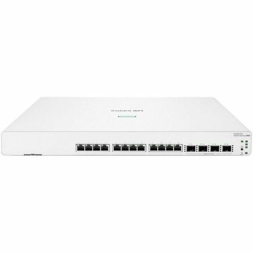 Aruba Instant On 1960 12XGT 4SFP+ Switch - 12 Ports - Manageable - 10 Gigabit Ethernet - 10GBase-T, 10GBase-X - 2 Layer Supported - 80 (Fleet Network)