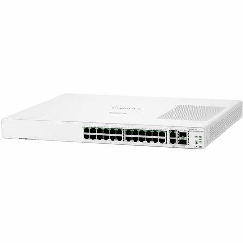 Aruba Instant On Switch 24p Gigabit 2p 10GBT 2p SFP+ 1960 - 26 Ports - Manageable - 10 Gigabit Ethernet, Gigabit Ethernet - 10GBase-T, (JL806A#B2B)