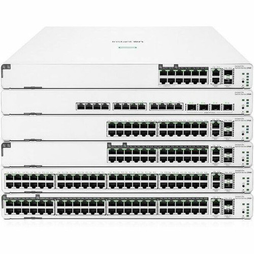 Aruba Instant On 1960 24G 20p Class4 4p Class6 PoE 2XGT 2SFP+ 370W Switch - 24 Ports - Manageable - 10 Gigabit Ethernet, Gigabit - - 2 (JL807A#ACD)