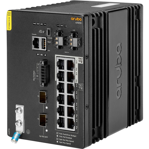 Aruba CX 4100i Ethernet Switch - 12 Ports - Manageable - Gigabit Ethernet, 10 Gigabit Ethernet - 10/100/1000Base-T, 10GBase-X - - 3 - (JL817AR)