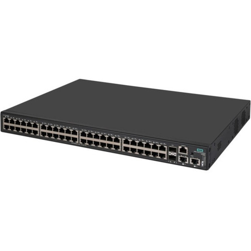 HPE FlexNetwork 5140 48G PoE+2SFP+2XGT EI Switch - 50 Ports - Manageable - Gigabit Ethernet, 10 Gigabit Ethernet - 10/100/1000Base-T, (Fleet Network)