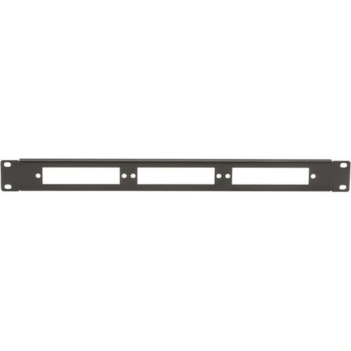 Black Box Fiber Optic Panel - Blank, 1U, 3-Slot - 1U High - 19" Wide - Rack-mountable - TAA Compliant (Fleet Network)