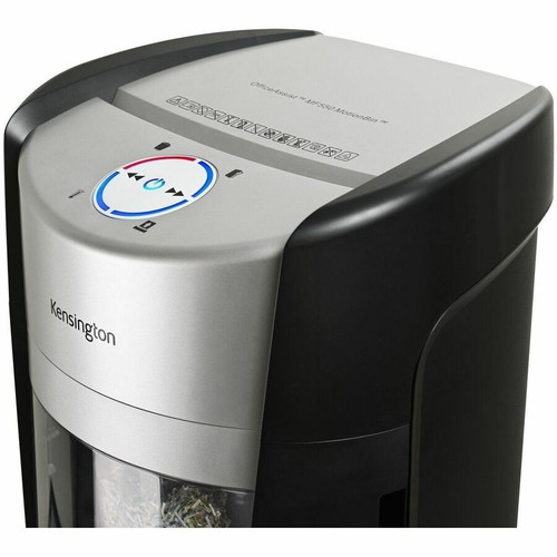 Kensington K52053AM OfficeAssist MF550 MotionBin Micro Cut Shredder - Continuous - 10 Sheets Per Pass - 35L Bin - P-5 Security