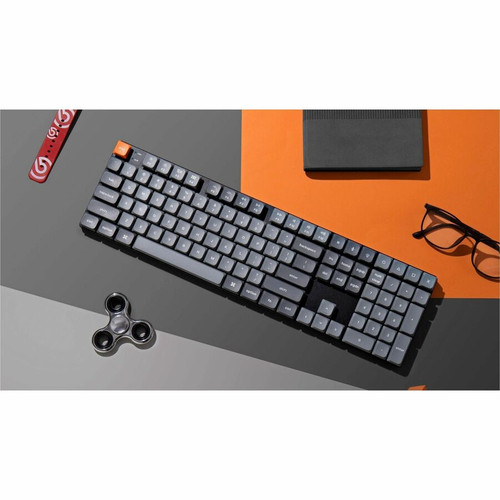 Keychron Max QMK VIA Custom Mechanical Keyboard Full Size Wireless And Wired Bluetooth RF Compatible With Wired/Wireless Bluetooth/RF K5M-H3