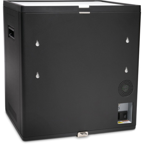 Kensington K67862AM Charge & Sync Cabinet - Universal Tablet Tabletop - Black - 39 lb - Key Lock - USB Hub