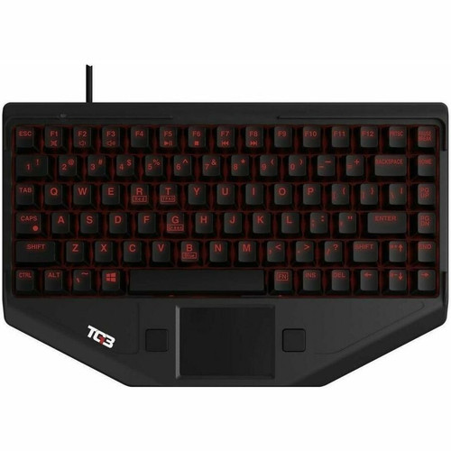 TG3 BLTX: Bluetooth Keyboard with Center Touchpad - Wireless Connectivity - Bluetooth - RGB LED - 83 Key(s) - Rugged - English (US) - (KBA-BLTX-BT-US)