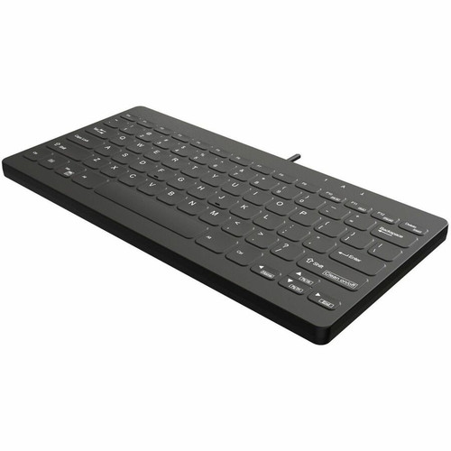 TG3 CK78: Compact Notebook-Style Medical Keyboard - Cable Connectivity - Compact - USB Interface - 78 Key(s) - On/Off Switch Hot - - - (KBA-CK78-BNUW-US)
