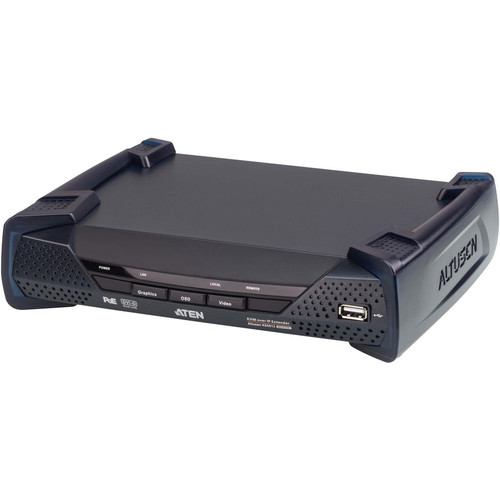 ATEN 2K DVI-D Dual Link KVM over IP Receiver with PoE - 1 Computer(s) - 2K - 2560 x 2048 Maximum Video Resolution - 1 x Network - 4 x (Fleet Network)