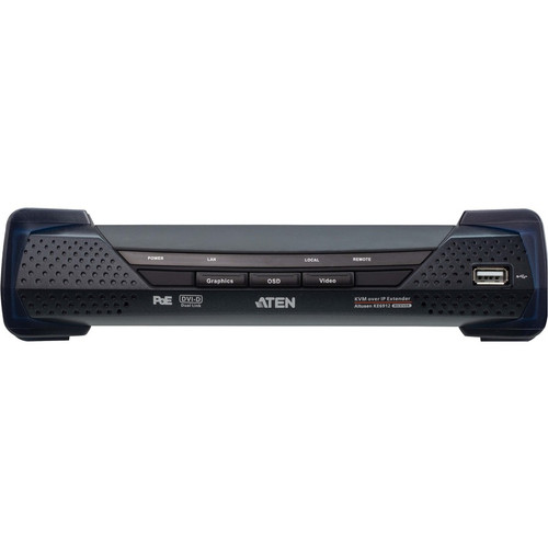 ATEN 2K DVI-D Dual Link KVM over IP Receiver with PoE - 1 Computer(s) - 2K - 2560 x 2048 Maximum Video Resolution - 1 x Network - 4 x (Fleet Network)