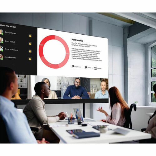 Sharp LD-A1381F 11.50 ft Digital Signage Display - 1920 x 1080 Full HD LCD - 500 cd/m² - Android 13 - Wall Mountable