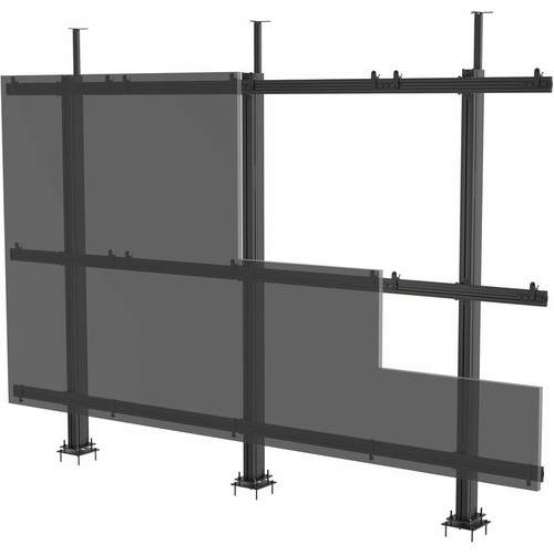 SEAMLESS Connect, Universal dvLED Floor-to-Ceiling Mount for 27" Displays up to 610mm Wide in a 8x8 Configuration. - Height Adjustable (Fleet Network)
