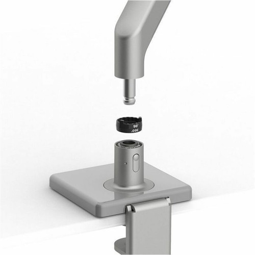 Humanscale M21BTSC Mounting Arm for Monitor, Docking Station, Computer - Silver, Gray - Height Adjustable - 1 Display(s) Supported - - (M21BTSC)