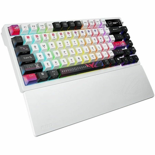 Asus ROG Azoth X Gaming Keyboard - Wired/Wireless Connectivity - Bluetooth/RF - 5.1 - 2.40 GHz - USB 2.0 Type A Interface - RGB LED - (Fleet Network)