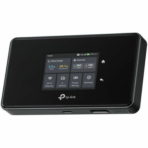 TP-Link M8550 Wi-Fi 6E IEEE 802.11 a/b/g/n/ac/ax 1 SIM Cellular, Ethernet Modem/Wireless Router - 5G - HSPA+, HSPA, WCDMA, LTE - Tri - (Fleet Network)