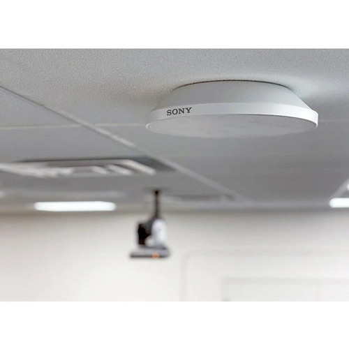 Sony Pro MAS-A100 Wired Condenser Microphone - White - 100 Hz to 1 kHz - Ceiling Mount (MASA100)