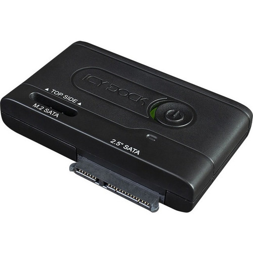 Icy Dock EZ-Adapter MB031U-1SMB Drive Enclosure SATA, M.2 - USB 3.2 (Gen 1) Type C Host Interface External - Black - 1 x HDD Supported (Fleet Network)