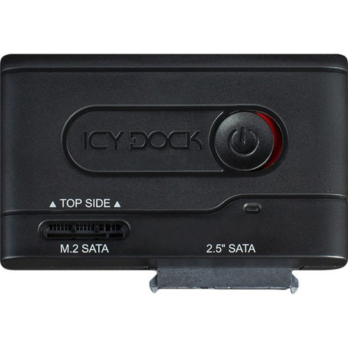 Icy Dock EZ-Adapter External USB 3.2 Gen 1 Type C Drive Enclosure For SATA And M.2 Black Interface Supported Host HDD X MB031U-1SMB