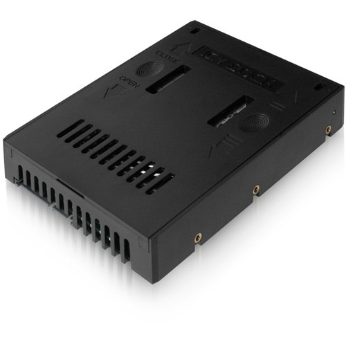 Icy Dock MB882SP-1S-2B Drive Enclosure Internal - Black - 1 x Total Bay - 1 x 2.5" Bay (Fleet Network)