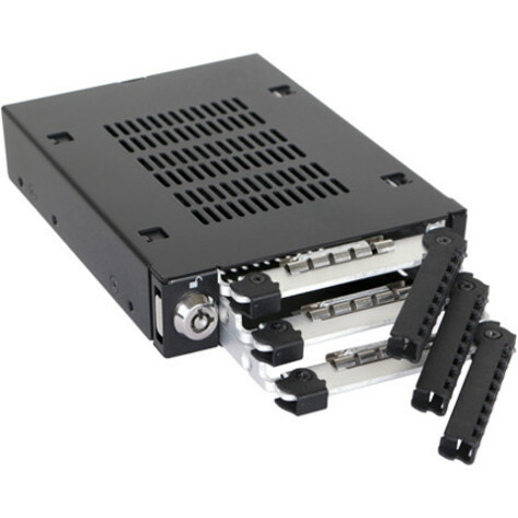 Icy Dock EZ-Slide Internal Drive Bay Adapter SATA 600 SAS-2 Supports One HDD And SSD In A Single SATA/600 Supported Total X MB993TP-B