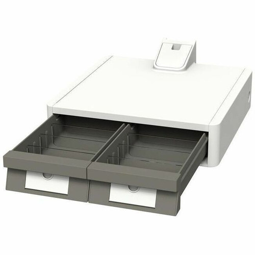 Ergotron Mosaic Double Drawers, Electronic Lock - Medium - 2 lb (907.18 g) Load Capacity - Lockable, Removable - 2 (Fleet Network)