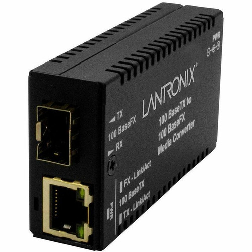 Transition Networks M/E-TX-FX-01(SFP) Transceiver/Media Converter - 1 x Network (RJ-45) - Fast Ethernet - 100Base-X, 100Base-TX - 100 (Fleet Network)