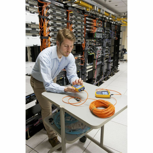 Fluke Networks MultiFiber Pro SM 1310 nm Laser Light Source - Fiber Optic Cable Testing - Optical Fiber - 2Number of Batteries - AA - (MF1310SOURCE)