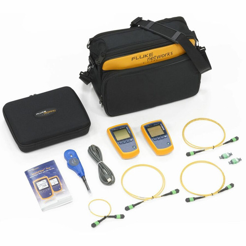 Fluke Networks MultiFiber Pro 1550 nm Singlemode Kit - Fiber Optic Cable Testing - USB - Optical Fiber - 2Number of Batteries - AA - (Fleet Network)