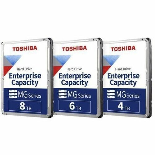 Toshiba MG08-D 4 TB Hard Drive - 3.5" Internal - SATA (SATA/600) - Server, Storage System, Data Center Device Supported - 7200rpm - TB (Fleet Network)