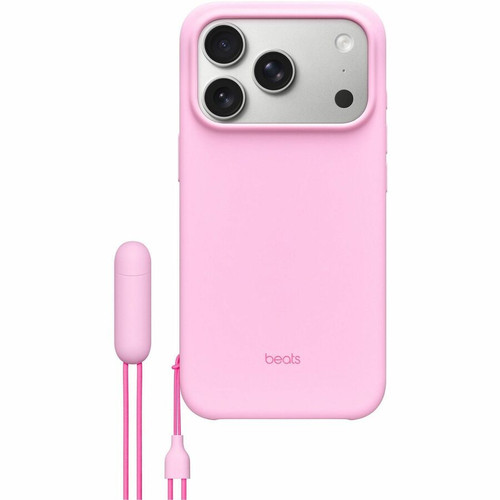 Beats by Dr. Dre Carrying Case Apple iPhone 17 Pro Smartphone - Pebble Pink - Scratch Resistant, Drop Resistant, Shock Absorbing, - - (Fleet Network)