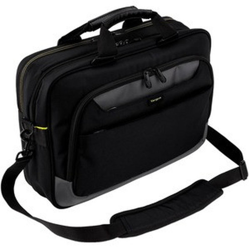 Targus_City_Gear_TCG460_Carrying_Case_Messenger_for_156_Notebook_-_Black_Gray_-_Shock_Absorbing_-_Poly_Polyurethane_-_Trolley_-_TCG460