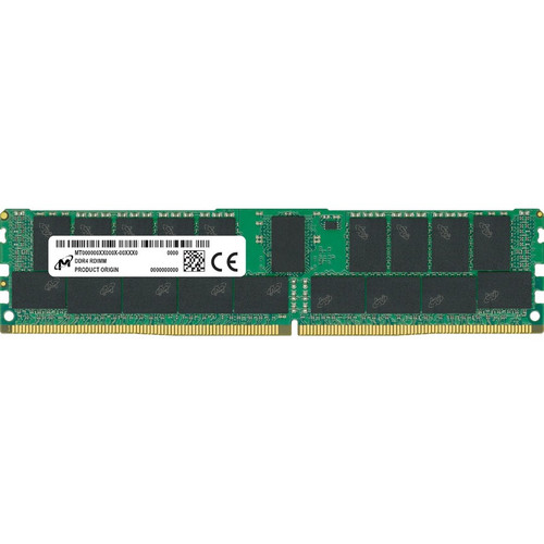 Micron 32GB DDR4 SDRAM Memory Module - For Server - 32 GB - DDR4-3200/PC4-25600 DDR4 SDRAM - 3200 MHz - CL22 - 1.20 V - ECC - - - DIMM (Fleet Network)